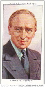 Wills Cigarette Card Radio Personalities 2nd Series No 22 Harry S Pepper