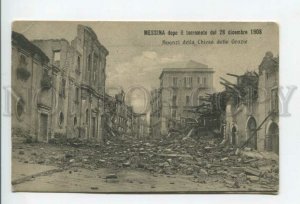 432795 Italy 1908 Messina earthquake Avanzi della Chiesa delle Grazie Vintage PC