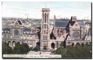 Paris 6 - St GETMAIN L & # 39Auxerrois - Edits by Bon Marche - Old Postcard