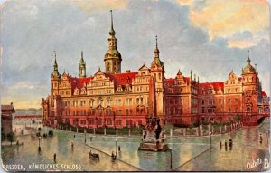 Postcard GER Dresden Saxony Tuck 7093 -  The Royal Palace