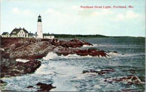 Postcard ME Lighthouse - Portland Head Light