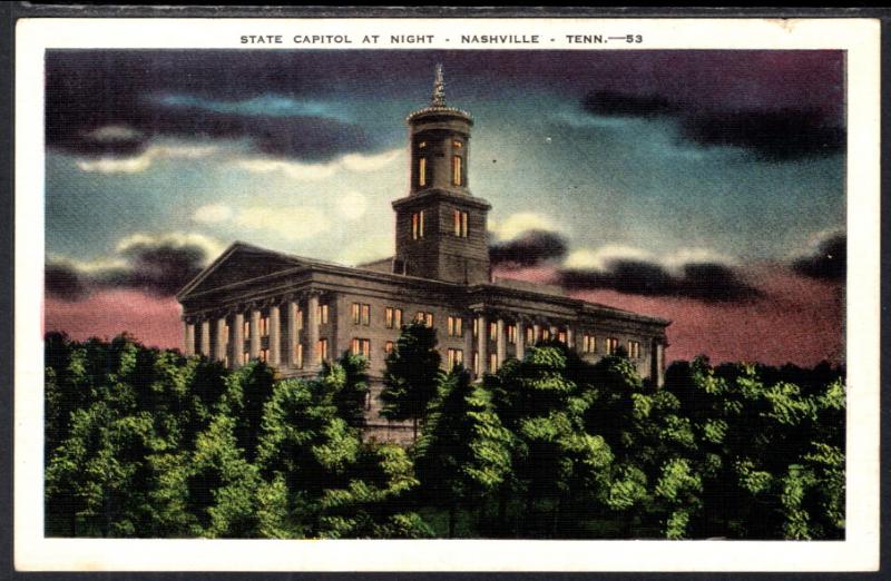 State Capitol at Night,Nashville,TN BIN