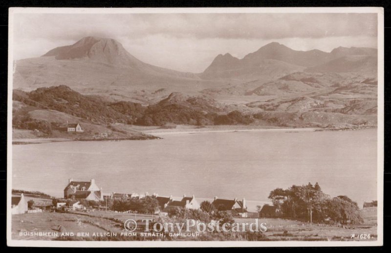 Boishbhein and Ben Alligin from Strath, Gairloch.