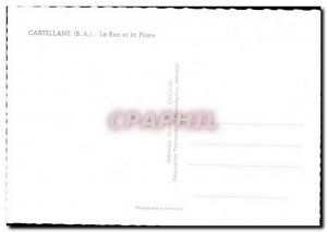 Old Postcard Castellane Roc and Place