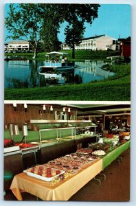 c1960 Lancaster Pennsylvania Postcard Willow Valley Farms Motor Inn Restaurant