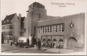 Netherlands Utrecht Politiebureau Tolsteeg Vintage RPPC C067