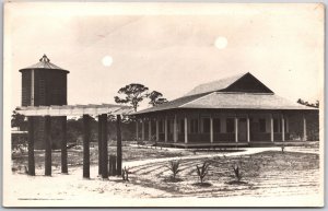 Old Building Facility Antique RPPC Real Photo Postcard