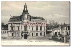 Old Postcard Dreux Caisse d & # 39Epargne Bank