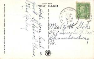 Newton Hamilton Pennsylvania Methodist Training Camp Antique Postcard J72077