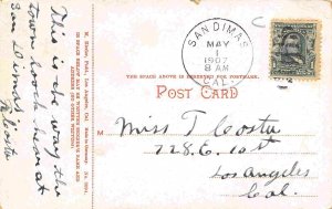 Street Scene Tijuana Mexico 1907 postcard