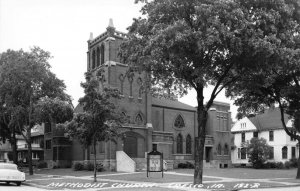 Real Photo Postcard Methodist Church in Cresco, Iowa~122153