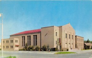 Clovis New Mexico 1964 Postcard First Baptist Church