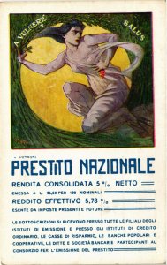 PC CPA ITALY, POLITIC PROPAGANDA, PRESTITO NAZIONALE, Vintage Postcard (b17811)