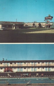 Circle J Motel and Restaurant - Carlsbad, New Mexico Vintage Postcard