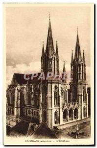 Old Postcard The basilica Pontmain