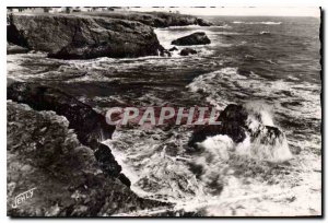 Old Postcard Between Croix de Vie and Sion sur l'Ocean