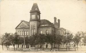 c1910 Real Photo Postcard; Court House, Bottineau ND Building Architecture