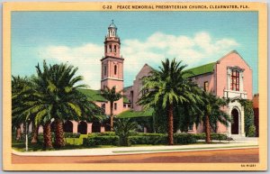 Clearwater Florida FL, Peace Memorial Presbyterian Church, Vintage Postcard