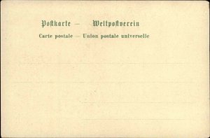 Oldenburg Germany Heraldic Shield Crest Paul Kohl No 13 c1900 Postcard