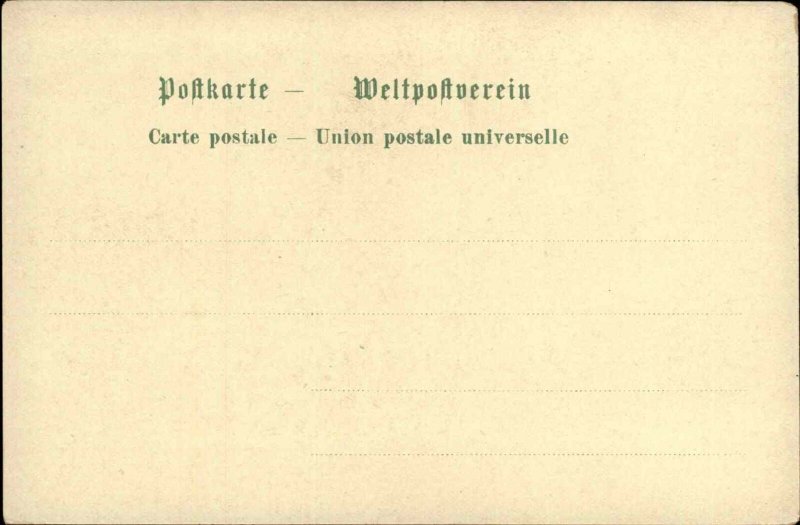 Oldenburg Germany Heraldic Shield Crest Paul Kohl No 13 c1900 Postcard