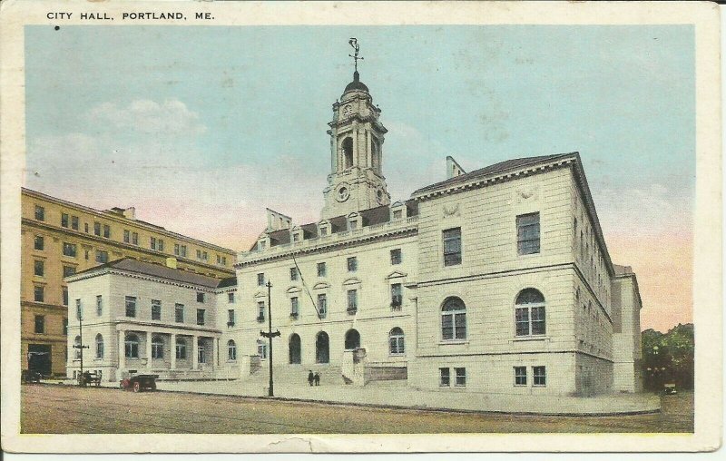 Portland, Maine, City Hall, White Border