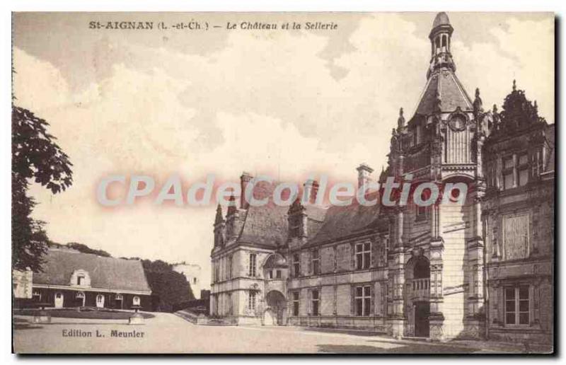 Postcard Old St Aignan Le Chateau And The Saddlery