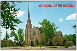 c1970s Boise, ID Cathedral of the Rockies Methodist Church Modern with TV A317