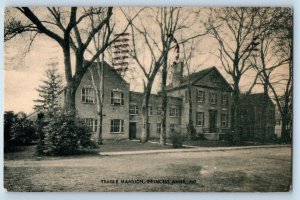 Princess Anne Maryland MD Postcard Teagle Mansion Building Exterior 1938 Vintage