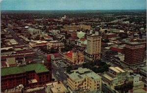 Bird's-Eye View of San Fernando Cathedral and Main Plaza Texas Postcard PC338