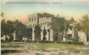 Albuquerque New Mexico University Mexico Admin Harvey1920s Postcard 21-7967