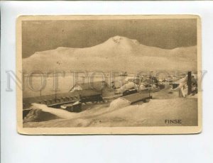 3173501 NORWAY FINSE railway station Vintage postcard
