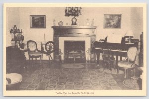 State View~Burnsville NC~The Nu-Way Inn~Blue Room~Piano~Spinning Wheel~Vtg PC