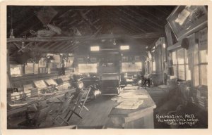 H85/ Colorado Springs RPPC Postcard c1910 Interior McLaughlin's Lodge 67