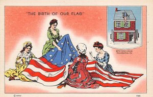 Birth of American Flag Philadelphia, Pennsylvania, USA Unused 