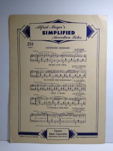 Mona Lisa Sheet Music Alan Ladd Wanda Hendrix Jay Livingston Ray Evans 1949 