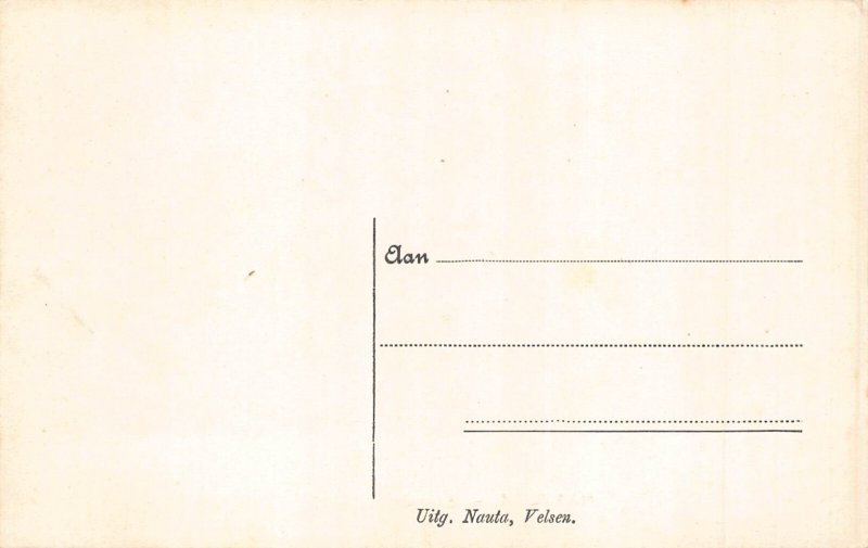 Netherlands Haarlem Train Station vintage postcard