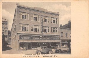 Washington DC Garrison Toy and Novelty Co Store Vintage Postcard AA21686