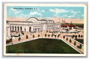 Vintage 1920s Postcard Union Station, Washington, D.C.