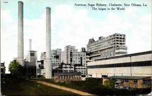 Postcard American Sugar Refinery, Chalmette in New Orleans, Louisiana~773