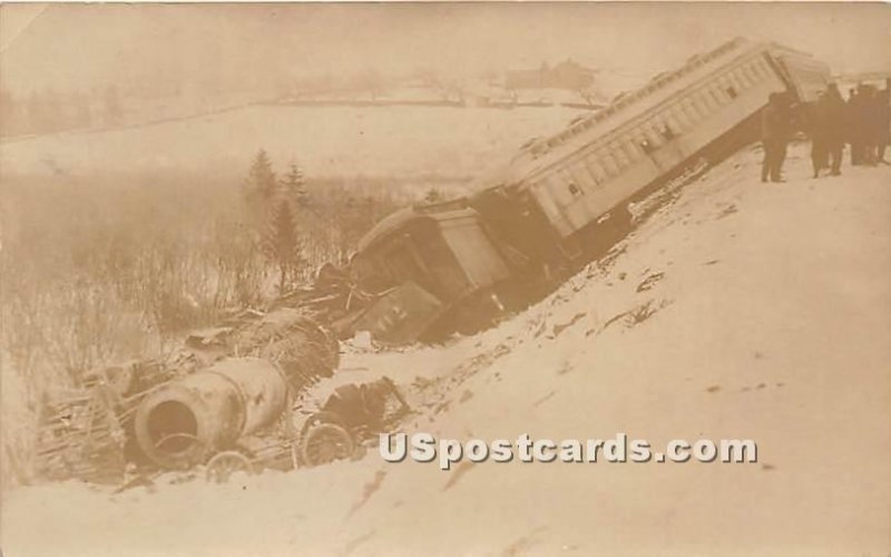 Train Wreck O & W - Hurleyville, New York NY  