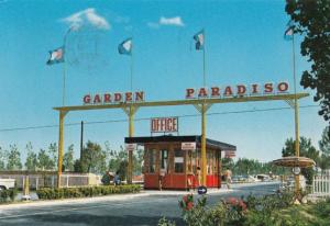 Camp Site Camping Entrance Garden Paradiso Callavino Venezia Postcard