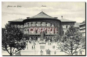 Old Postcard Mainz am Rhein Theater