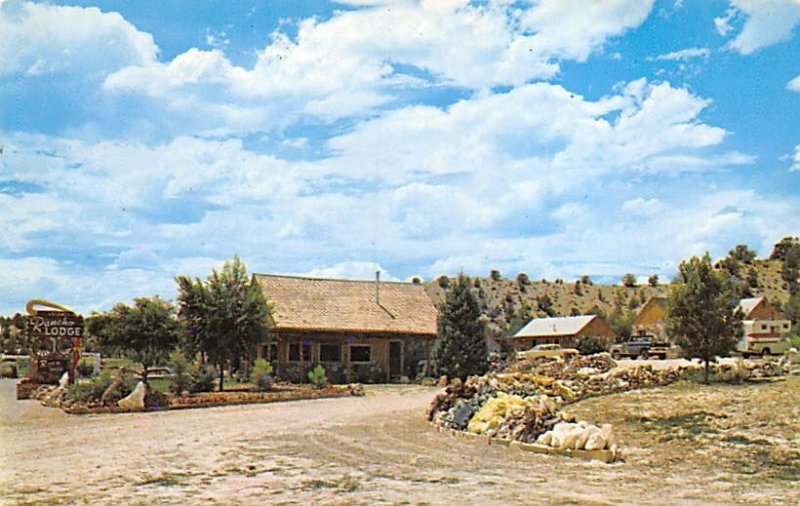 Fisher's Rancho Lodge, Rock Shop & Trailier Park Orderville, Utah, USA 1967 