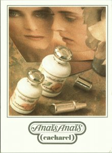 Anais Anais Cacharel Fine French Perfume Advertising Postcard