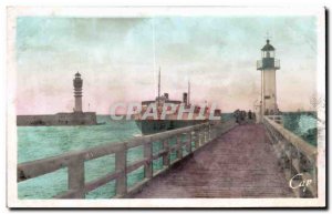 Old Postcard Dunkirk Channel Output