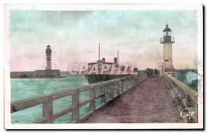 Old Postcard Dunkirk Channel Output