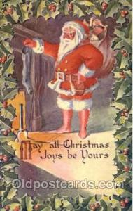Santa Claus Christmas 1907 postal used 1907