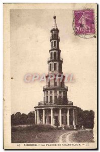 Old Postcard From Amboise Pagoda Chanteloup