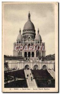 Paris Old Postcard Sacred Heart