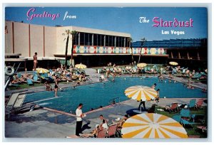 c1960 Stardust Hotel Resort Hotel Exterior Las Vegas Nevada NV Vintage Postcard